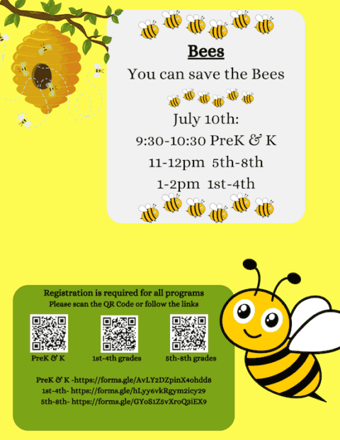 1st-4th grades-Bees - Walnut, Illinois Public Library