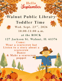 Walnut Public Library Toddler Time at the ROCK